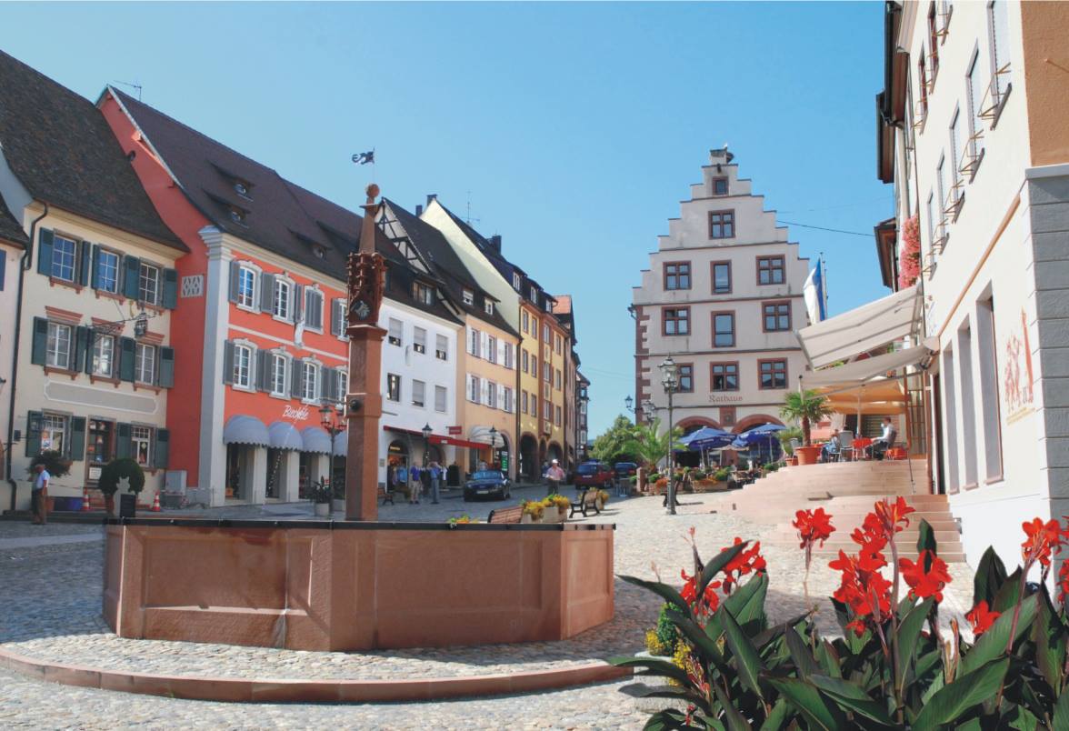 Marktplatz der Stadt Endingen am Kaiserstuhl